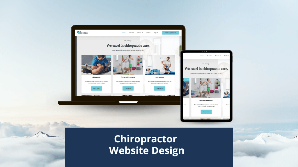 Physio, Chiropractor website Design Development portfolio