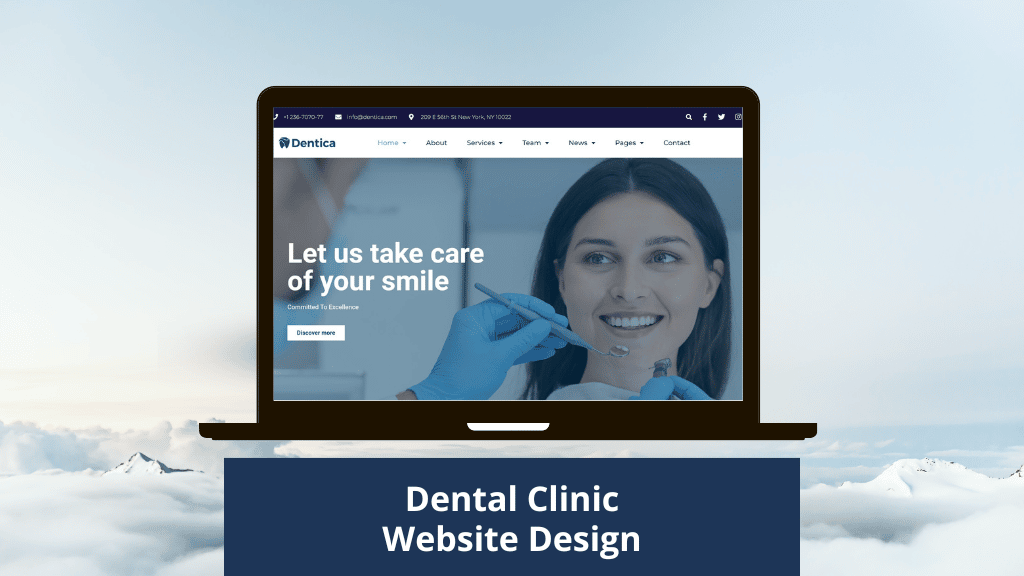 Dental website Design Development