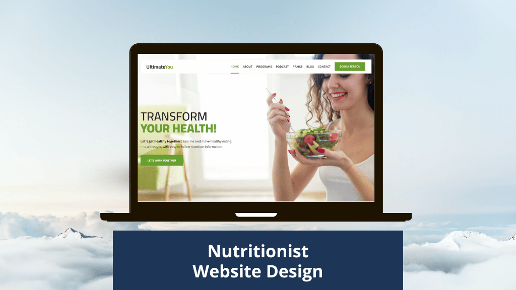 Nutritionist website Design Development