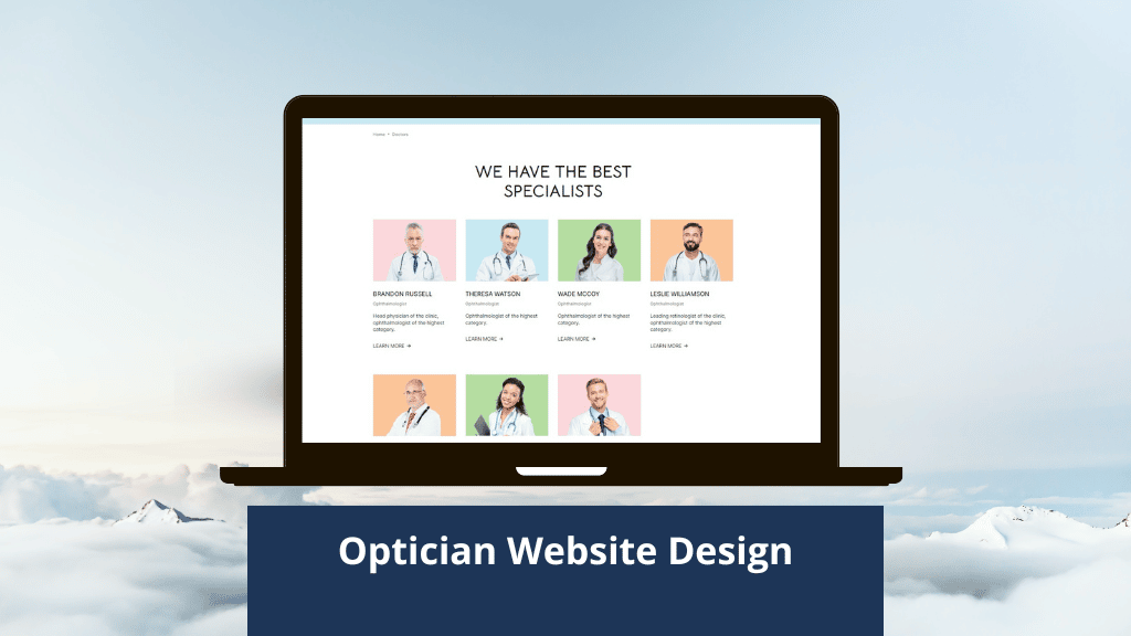 Optician website design & Marketing