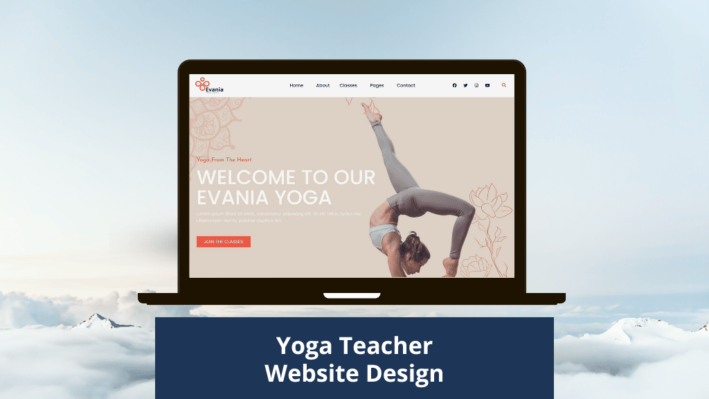Yoga website Design Development