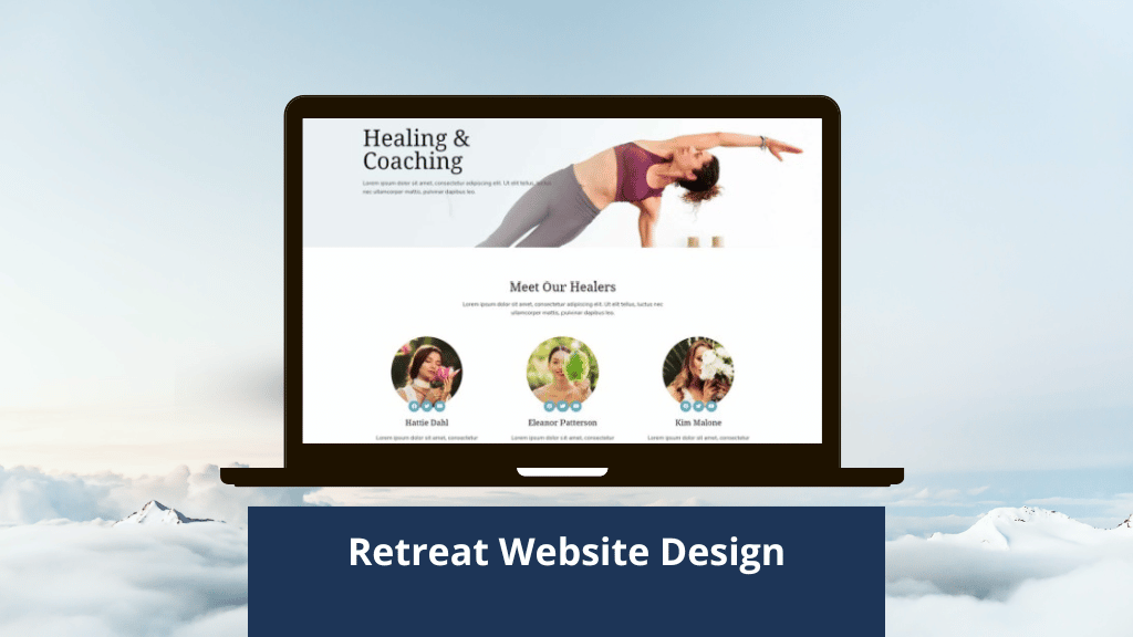 Yoga retreat website design & Marketing